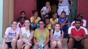 Grupo de Pennsville en el proyecto en Neyba