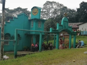 Templo de la Iglesia del Nazareno central de Campur, Guatemala