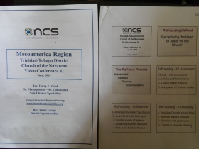 COTN T&T District Pastors Video Conference with Rev Larry L Cook Consultant New Church Specialities a