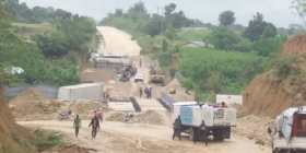 Puente descompuesto hacia el norte