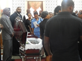 Dibe Church of the Nazarene at Rev Hugh Mckenzie Funeral 2014 1a