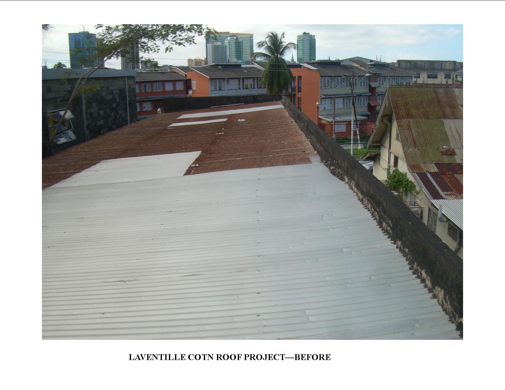 Laventille COTN Roof Project - Before 1
