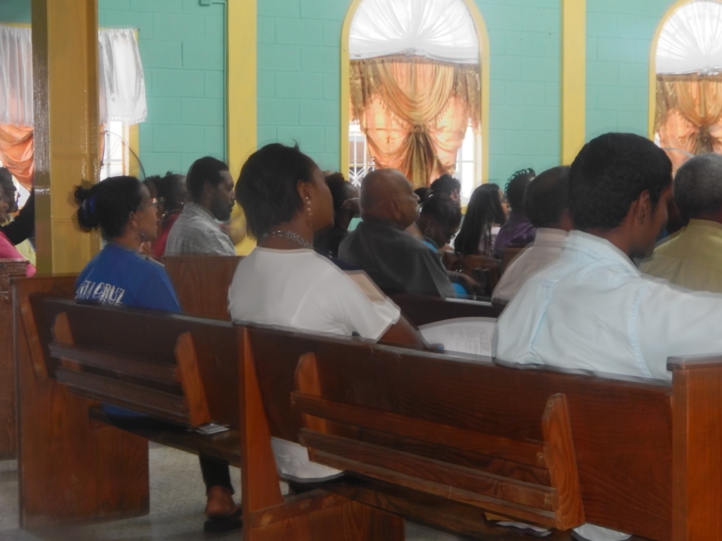 Congregation at Saxon Holiness Service 2015