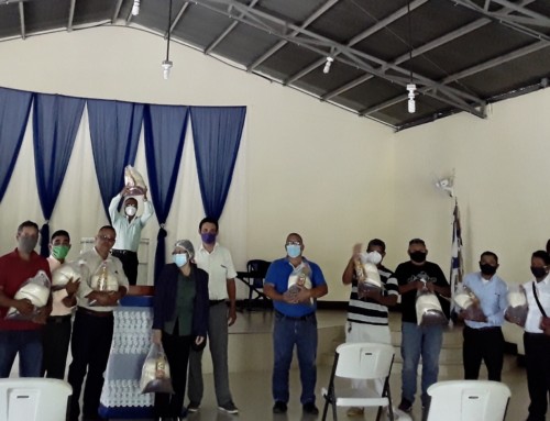 Des familles communautaires et pastorales reçoivent des vivres au Nicaragua