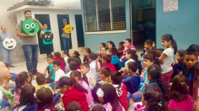 Niños discipulados en Honduras