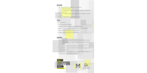 Application Steps for Session 2